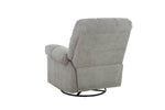 Nellie Glider Swivel Recliner Armchair Grey back view picture