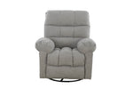 Nellie Glider Swivel Recliner Armchair Grey front view picture