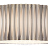 Netra 3 Light Flush Satin Bronze close view picture of the shade