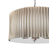 Netra 3 Light Pendant Satin Bronze with Ivory Inner Shade  close view picture of the shade