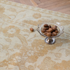 Laura Ashley Newborough Floral Rug Pale Gold lifestyle picture on the floor