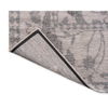 Laura Ashley Newborough Floral Rug, steel jacquard flatweave rug
