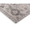 Laura Ashley Newborough Floral Rug Steel with distressed finish