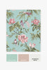 Easy to hang Birds and Blooms wallpaper with luxurious matt finish