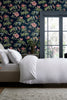 Next Wallpaper Birds And Blooms Navy