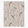 Nature-inspired Chinoiserie Bird Trail Natural Wallpaper
