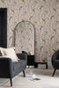 Beautiful Chinoiserie Bird Trail Wallpaper Design
