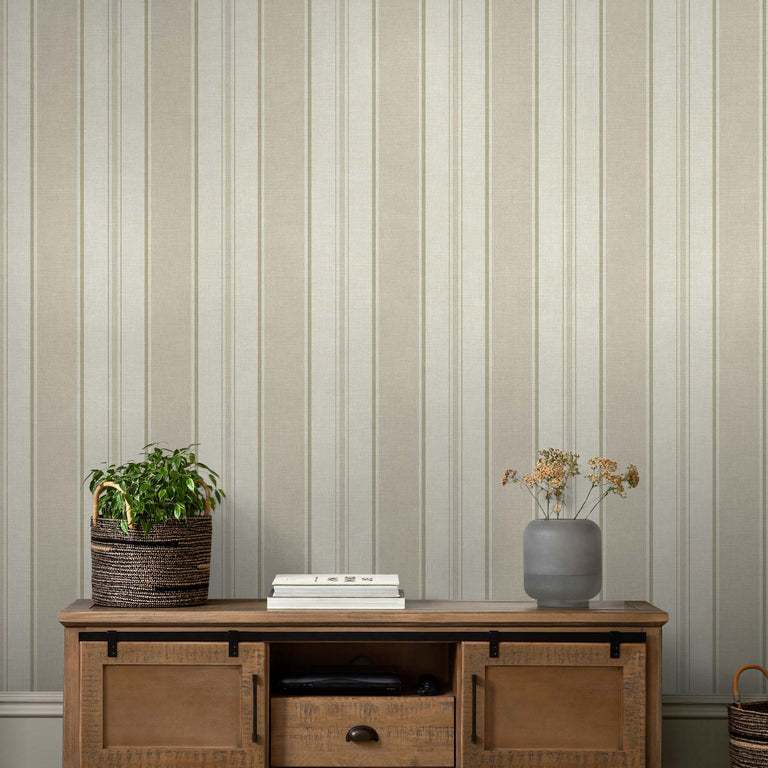 Next Wallpaper Country Stripe Neutral