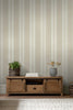 Elegant neutral stripe design wallpaper