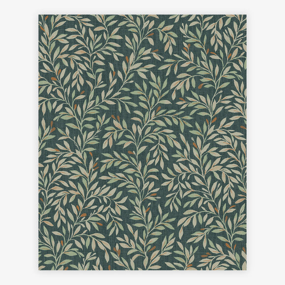 Next Wallpaper Ditsy Leaf Emerald