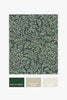 Easy to hang ditsy leaf emerald wallpaper
