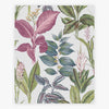 Tropical wallpaper with Fantasy Rainforest Leaves Multi design