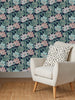 Chic design Hot House Floral Midnight wallpaper