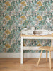Luxurious finish Hot House Floral Sunshine wallpaper