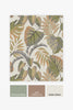 Exotic foliage wall covering
