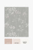 Muted Grey Backdrop Leaf Pink Wallpaper