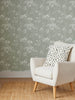 Easy-living botanical design Leaf Sage wallpaper