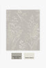 Easy to hang leaf sprigs taupe wallpaper