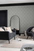 Elegant Luxe Eclipse Grey wallpaper on soft grey backdrop
