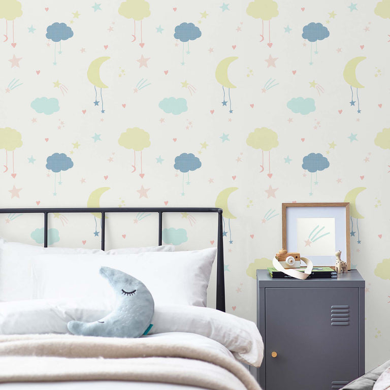 Next Wallpaper Moon And Stars Pastel