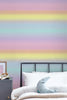 Colourful ombre wallpaper with rainbow theme