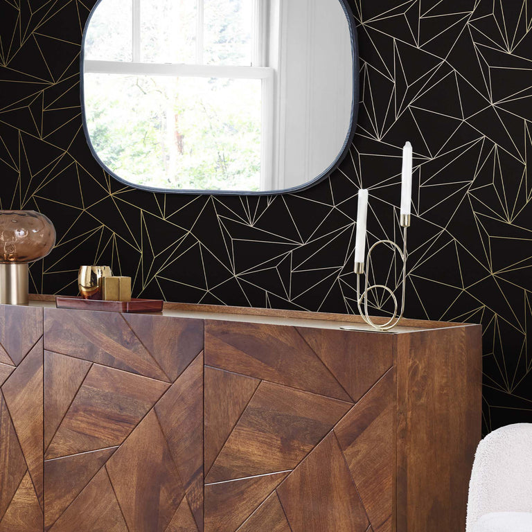 Next Wallpaper Scatter Geo Black