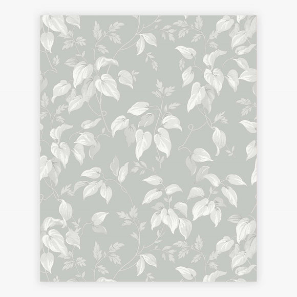 Next Wallpaper Trail Flower Grey