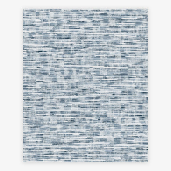 Watercolour abstract blue wallpaper geometric print