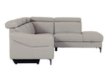 L-shaped Nico Corner Sofa Electric Recliner RHF Stone for corner spaces
