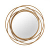 Nicole Swirl Round Mirror Gold 60cm gold round mirror