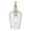 Nida Pendant Glass and Antique Brass close view picture of the glass shade