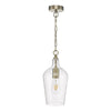 Nida Pendant Glass and Antique Brass picture on the white background