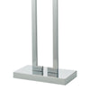 Nile Table Lamp Polished Chrome close view picture of the metal base