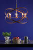 Nitya 8 Light Pendant Mottled Copper life style picture