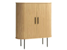 Nola Cabinet Natural Oak picture on the white background