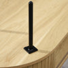 Nola TV Lowboard Natural Oak picture of featured metal leg
