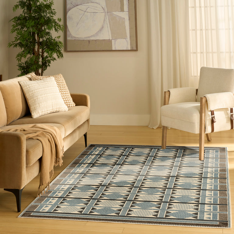 Nourison Nordic Rug NRC06 Blue