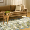 Nourison Nordic Rug NRC06 Green Blue made in a green and blue color shades