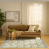 Nourison Nordic Rug NRC06 Green Blue lifestyle picture in the living room