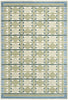 Nourison Nordic Rug NRC06 Green Blue picture of the rug geometric design