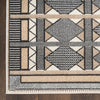 Nourison Nordic Rug NRC06 Ivory Beige picture of the rug's corner
