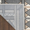 Nourison Nordic Rug NRC06 Ivory Beige with a latex backing