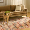 Nourison Nordic Rug NRC06 Rust Multicolor low pile easy to clean rug