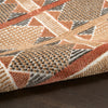 Nourison Nordic Rug NRC06 Rust Multicolor perfect for a high-traffic area