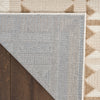 Nourison Nordic Rug NRC06 Taupe with a latex non-slip backing
