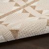 Nourison Nordic Rug NRC06 Taupe with a low pile perfect for a high-traffic areas