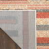 Nourison Nordic Rug NRC11 Multicolor with a latex backing