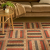 Nourison Nordic Rug NRC11 Multicolor close-view picture of the pattern design