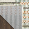 Nourison Nordic Rug NRC15 Ivory Multicolor with a latex non-slip backing