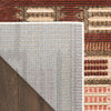 Nourison Nordic Rug NRC16 Rust with a latex backing